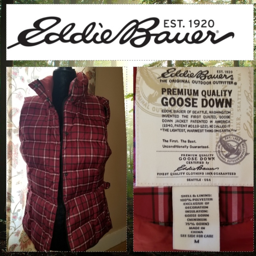 Women's M Eddie Bauer Goose Down Vest
